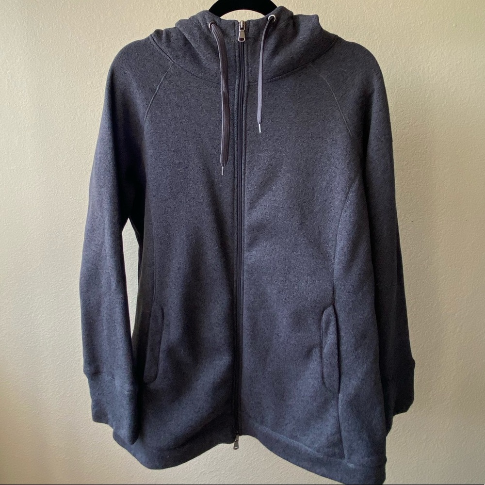 Stillwater Supply gray hoodie with zipper
